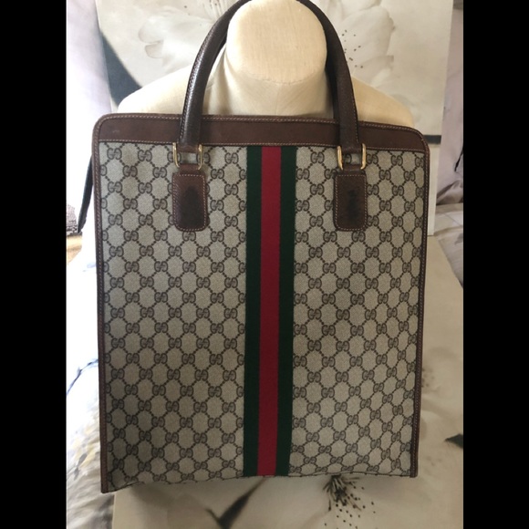 Gucci | Bags | Gucci Vintage Ophidia Soft Gg Supreme Large Tote | Poshmark